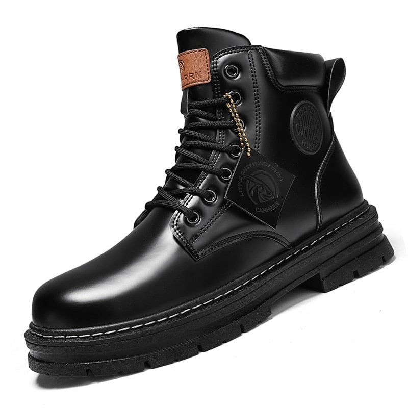 High Top Leather Boots